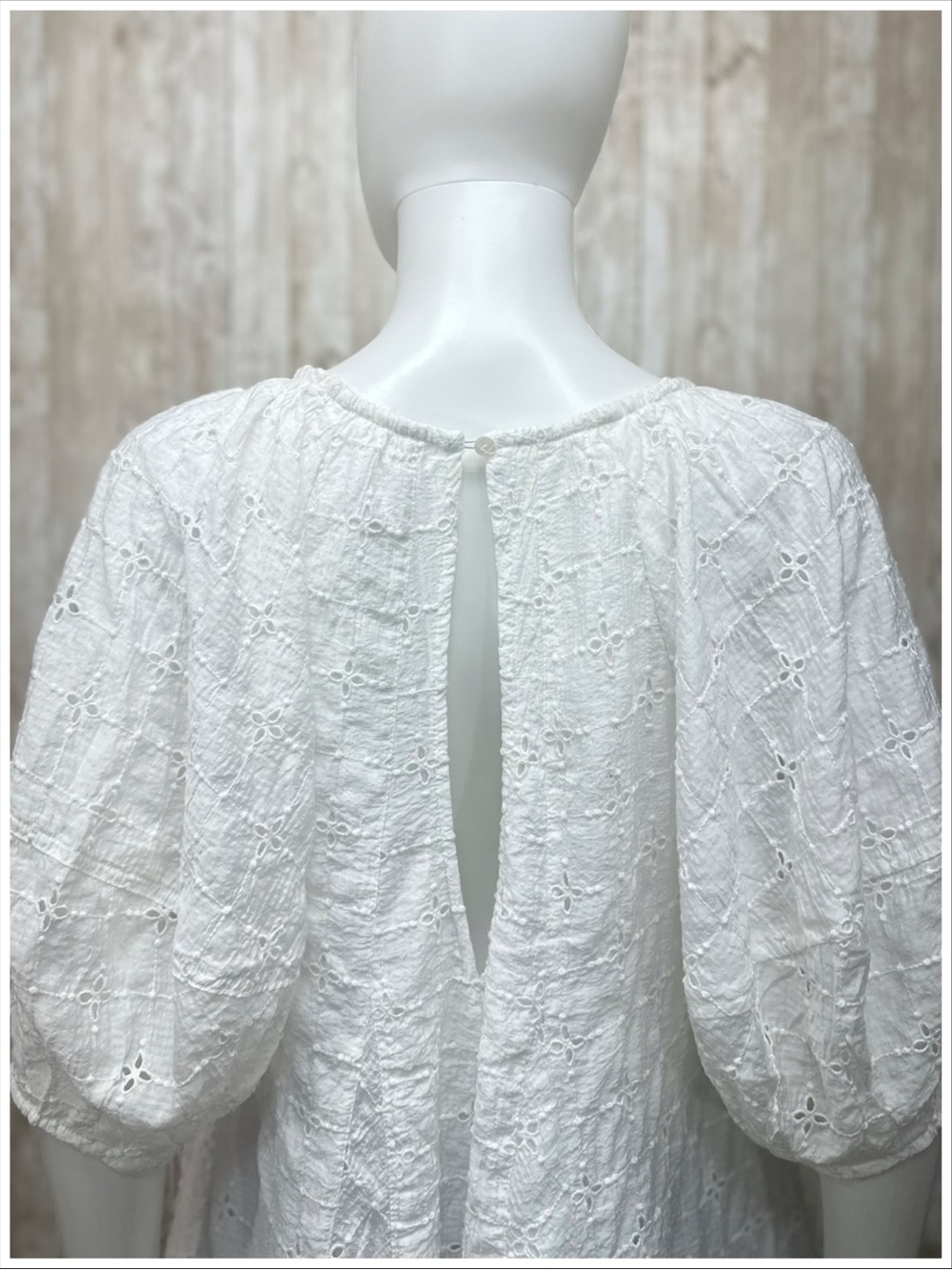 Free People Bop Around White Eyelet Romper NWT ~ Size XS ~ Item #6064 - Picture 8 of 11